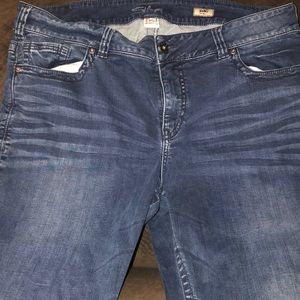 Size 20 Skinny Silver Jeans